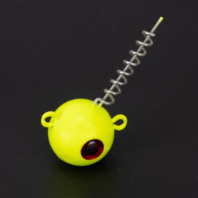Team Deep Sea Screw-In Head UV Schraub-Jig 200g - Yellow-Glow - 1Stück